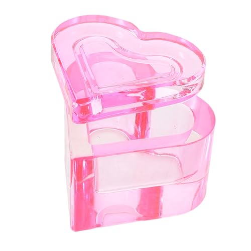 FOMIYES Sweet Heart Nail Art Dish Cristal Acrílico miniatura 1