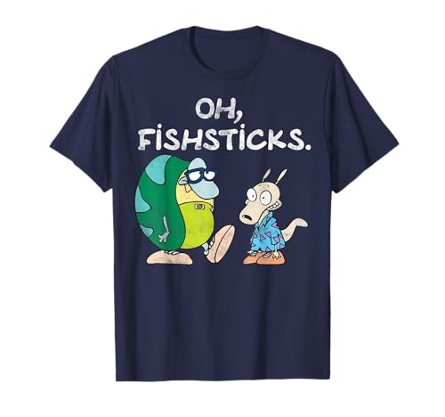 Rocko's Modern Life Filburt And Rocko Oh Fishticks T-Shirt T-Shirt