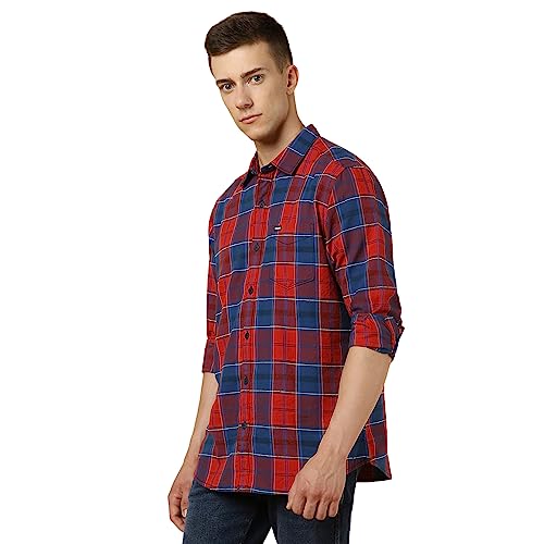Image of Wrangler Men's Checked Green Shirt
