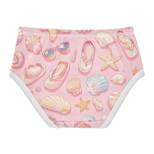GuoChe Underwear Panties Toddler Cotton Underwear for Baby Girls in Sizes 2T,3T, 4T, 5T, 6Y and 8Y2