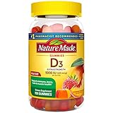 Nature Made Extra Strength Vitamin D3 5000 IU (125 mcg) per serving, Dietary Supplement for Bone, Teeth, Muscle and Immune Health Support, 150 Gummies, 75 Day Supply