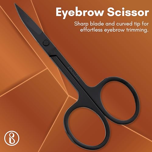 Beauté Secrets 16-in-1 Manicure Pedicure Kit for Women & Men, Stainless Steel Nail Clippers, Nail Cutter, Ear Pick, Tweezers, Plucker, Nail Filer, Nose Hair Scissors, Pedicure... - Image 7