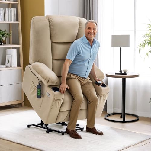 Sillón Power Lift Plegable Beige miniatura 2