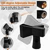 LEONTOOL Mic Clips for Stands 4 Pack, Universal Adjustable Microphone Clip Holder Set with 5/8" Male to 3/8" Female Adapter, Mic Clamp for Wireless and Wired Microphones with OD Range 0.59" to 1.77" #3