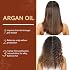 Moroccan Argan Oil for Hair, Moroccan Hair Oil Leave in Conditioner, Hairs Serum Hydrating Smoothes and Strengthens Dry Damaged Hairs, Eliminates Frizz, Shines, Non-Greasy 120ml