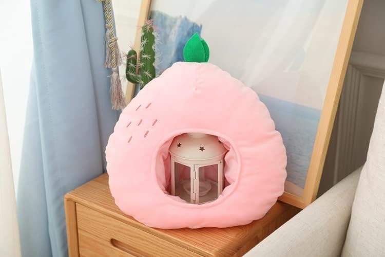 Plush Fruit Headgear Hat Funny Novelty Hat Sleeping Pillow Toy Photo Props Warm Cosplay Costume Head Accessories - Image 5