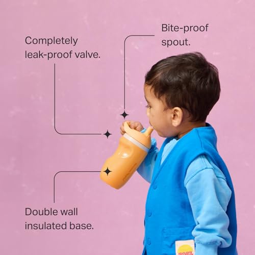 image for Tommee Tippee Insulated 9oz Sporty Spout Toddler Water Bottle, No Spil