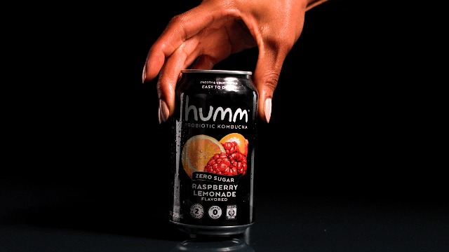 Amazon.com: Humm Probiotic Kombucha Zero Sugar Peach Tea, No