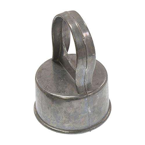 Plum Fittings Chain Link Fence Loop Caps | Eye Top Rail Cap | 2 1/2\" (Fits 2 3/8\" OD) x 1 5/8\" (Fits 1 5/8\" OD) Pack of 10