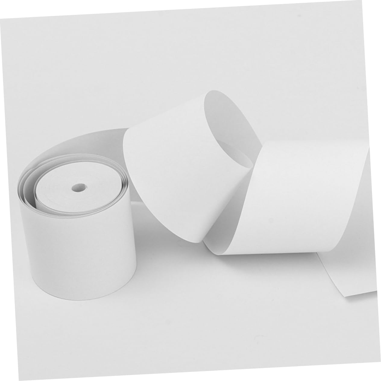 25 Rollos de Papel Térmico para Impresora de Tickets Blanco Almacenamiento Cómodo 57 Mm