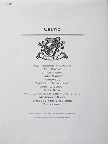 Celtic Music Pack for TK O'Brien's Lap Harp
