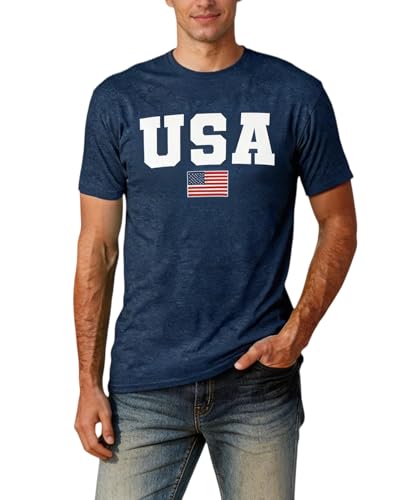4th of July Shirts for Men USA Shirt American Flag Shirt Mens Patriotic T Shirts Independence Day Graphic Gifts Tee Tops