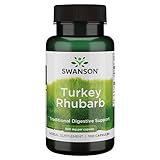 Swanson Turkey Rhubarb - Herbal Supplement for Digestive Health - (100 Capsules, 500mg Each)