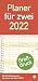 Produktbild Großdruck Planer für zwei Kalender 2022