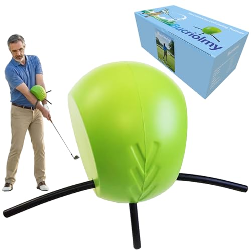 bucriolmy The Connector Golf Swing Training Aid, Posture & Muscle Trainer, Arm-Body Sync Ball, Indoor/Outdoor