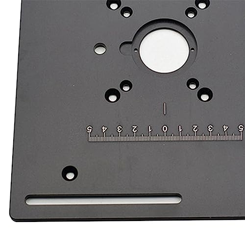 Plaque d'insertion pour table de défonceuse pour adapter une affleureuse sur établi rabattable - 4