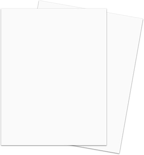 Papel de cartulina grueso blanco ideal para tarjetas de visita artes y manualidades invitaciones impresión estacionaria peso medio 110 libras 85 x