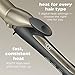 INFINITIPRO BY CONAIR Tourmaline Ceramic 1¼-Inch Curling Iron, 1¼-Inch Barrel Produces Loose Curls, Hair Curler for Use on Medium and Long Hair, Dark Gray