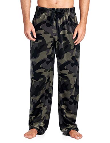 Ashford & Brooks Men's Fleece Pajama Pants, Fuzzy Soft Sleep Lounge Bottoms