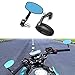 Specchietti Moto, 360° Regolabile Specchietto, Specchietti Scooter, CNC Bar End Retrovisori Laterali Specchi Portatile Per Strada Bici per Bici da Corsa, Monopattino Elettrico, Moto