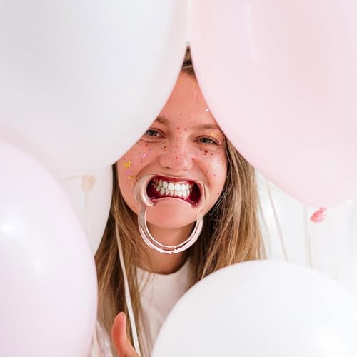 TSHAOUN 20 Stücke Mundöffner, Dental C-form Klar Oral Wangenhalter Mund Lippenöffner, Wangenhalter fuer Mundöffner Challenge, Mundöffner Mundwinkelhalter für Partyspiele und Zahnaufhellung