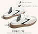 LUCKY STEP Women’s Slip On Mules Sneakers Fashion Backless Walking Shoes Non Slip Retro Casual Open Back Shoe(9 M US White/Black)