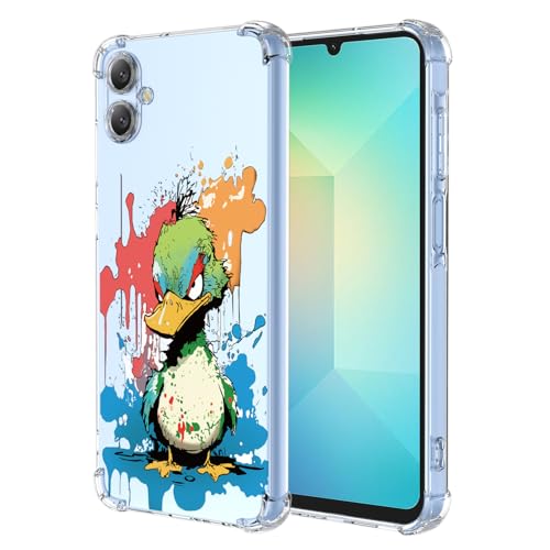 【Protezione completa】 4 angoli rinforzati per proteggere da cadute e urti accidentali. Le labbra rialzate offrono una protezione aggiuntiva per lo schermo e la fotocamera per evitare graffi sulla superficie dell Samsung Galaxy A06.