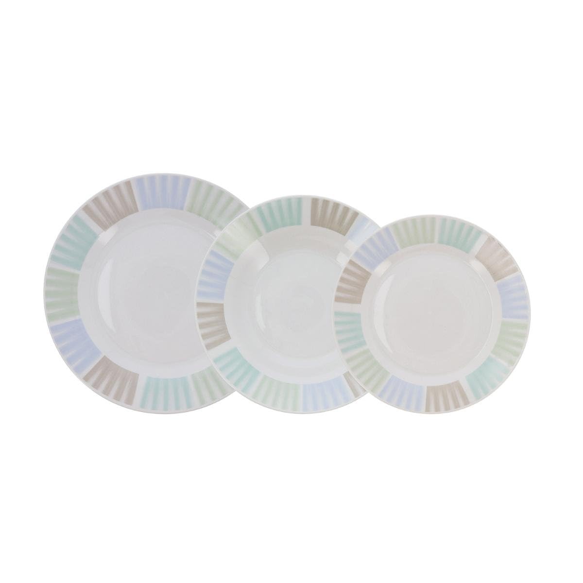 QUID Canada - Porcelain Dinnerware 18 Pieces - 6 People