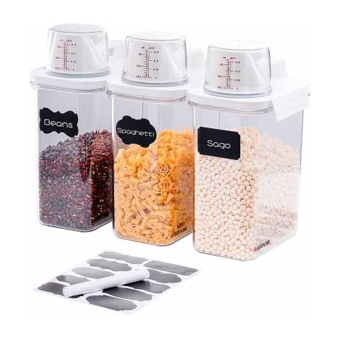 Botes de Cocina BUSYLINE 3 Piezas Herméticos con Tapa Cover