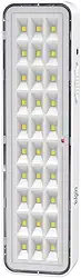 Luminária De Emergência 30 LEDS 2W Elgin Bivolt Bateria até 6 horas Luz Branca Fria
