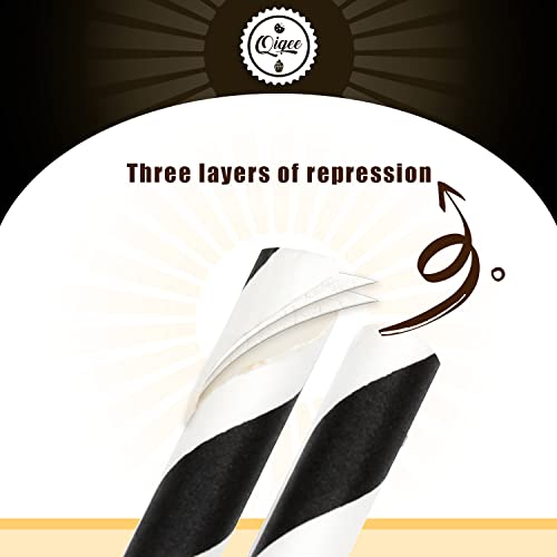 200-Packs Stripes Paper Straws Rainbow Drinking Paper Straws Disposable Straws Bulk(20-Mulit Color) Qiqee #TOP1