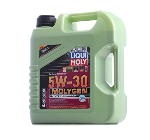 LIQUI MOLY Motoröl 5W-30 Molygen Synthetiköl Motor Öl ACEA C2 ACEA C3 API SN New Generation DPF 4L Kompatibel mit VW Golf 7 Schrägheck 5G1, BQ1, BE1, BE2 Golf 4 Schrägheck 1J1 Golf 5 Schrägheck 1K1
