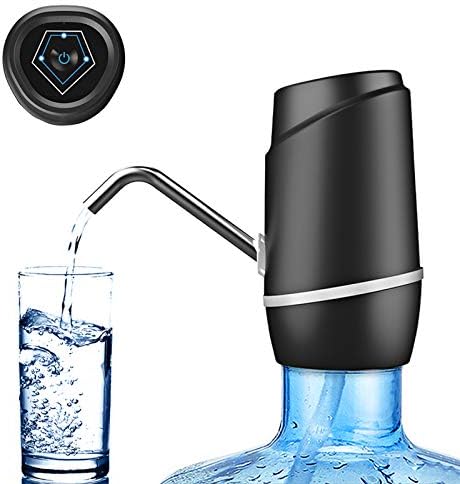5 Gallon Water Dispenser,Electric Drinking Water Pump Portable Water Dispenser Universal USB Charging Water Bottle Pump For 2-5 Gallon With 2 Silicone