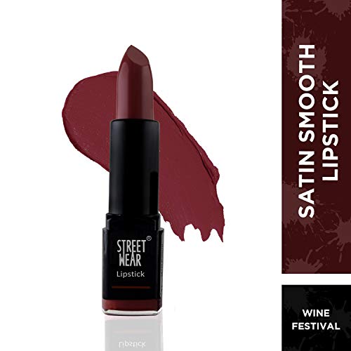 Image of Street Wear Satin Smooth Lipstick, Wine Festival, 4 g