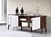 Baxton Studio FP-6780-Walnut/White TV Stand, 18.8LX65.4WX25.78H, White and Walnut