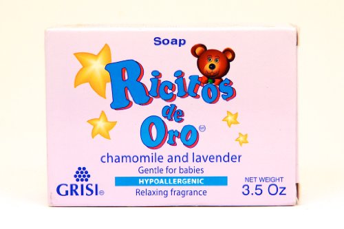 Grisi Ricitos de Oro Hypoallergenic Chamomile & Lavender Bath Soap - 3.5 Oz.
