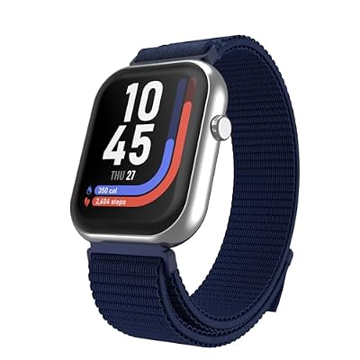 iTouch AIR 5 Smartwatch, 1.85" AMOLED Display, Bluetooth Calling, 100+ Sports Modes, Heart Rate, Sleep & Stress Tracking, Water Resistant, 7-Day Battery, for Android & iPhone (Renewed)
