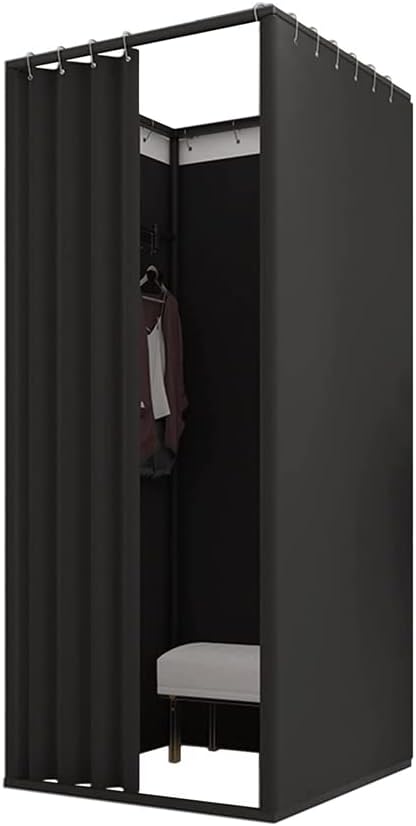 Portable Changing Room Clothing Store Fitting Room Temporary Movable Changing Room Luxury Dressing Room Used in Outdoor Activities Shading Curtain Bedroom Furniture