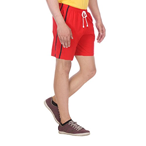 Buy TeesTadka Men's Cotton Shorts Pack of 2 at Amazon.in