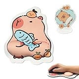 【Conception ergonomique】Capybara Motifs Petit Tapis de Souris sont conçus en tenant compte de l'ergonomie, conçu avec précision pour épouser la courbe naturelle de votre poignet, il maintient un alignement optimal afin de réduire la pression.
