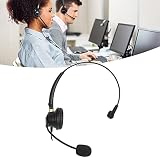 H600‑3.5MV zestaw słuchawkowy telefoniczny, przewodowy monofoniczny zestaw słuchawkowy Call Center z gniazdem 3,5 mm, zestaw słuchawkowy biurowy do tabletu PC ze smartfonem, regulowana głośność