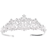 Voarge Tiara Kristallkrone für Bridal, Prinzessin Diadem Hochzeit Tiara Crown, Vintage Prinzessin...