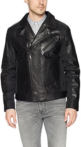 Campaign Black Men's Leather Jacket 