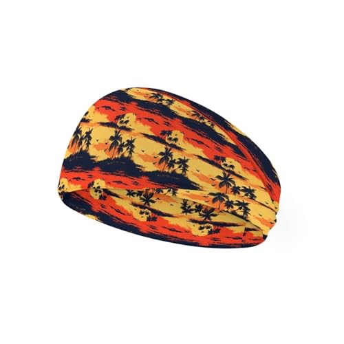 Ctsgobvahy Beach Athletic Headbands for Boys Kids Basketball Athletic Headbands Forehead Sweatband Spring Fashion Soccer Training Headband for Children