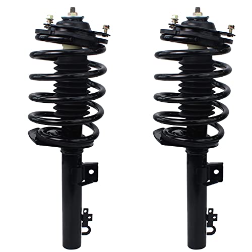 Image of Detroit Axle - 4pc Struts Shocks for 1996-2005 Ford Taurus Mercury Sable [Wagon] 2 Front Ready Suspension Struts w /Coil Spring Assembly 2 Rear Shock Absorbers Assembly Replacement