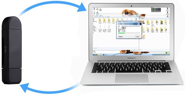 Miniatura 6 de Lector de tarjetas portátil de alta velocidad USB 2.0 conversión multimodo para teléfono inteligente lector de tarjetas de memoria de computadora