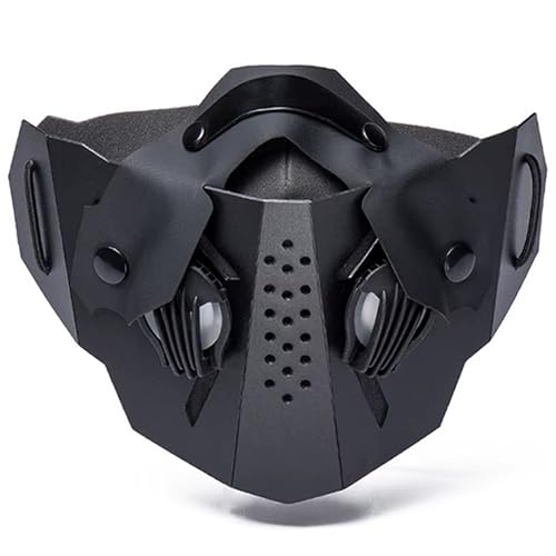 Masque anti-poussière tactique de cyclisme et paintball noir pour le tir