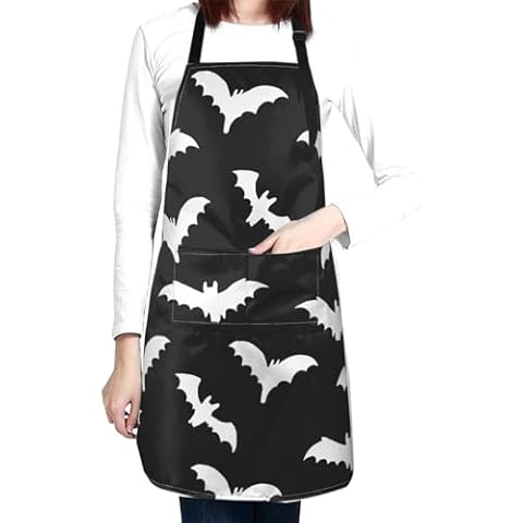 Perinsto Cute Waterproof Apron with Bats Cover