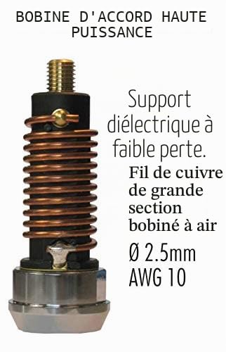 Sirio Antenne P-5000 Performer LED, Antenne CB Véhicule, Fréquence 27-30MHz, Puissance maximale 5000 Watts (CW) Short Time, Stylet INOX, Inclinable 180°, Hauteur 1,965 m, Câble 4 m fourni – vue 2