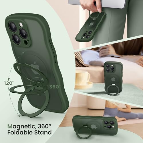 Coque iPhone 13 Pro Max CAPRARO avec support rotatif 360